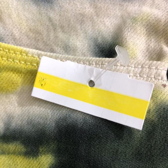 Hudson Holly High Rise Cropped Bootcut Jeans in Electric Citron 24 NWT - Picture 9 of 9